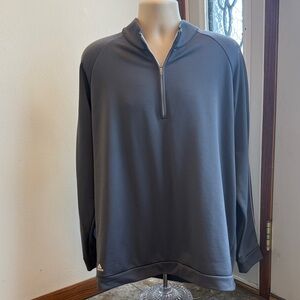 Adidas Charcoal Quarter-Zip Sweatshirt